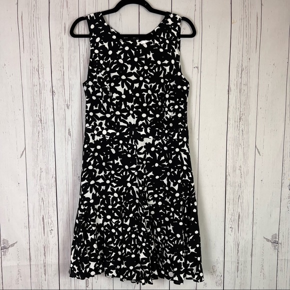 Diane Con Furstenberg | Clara Garden Daisy sleeveless fit and flare floral dress - Picture 2 of 12